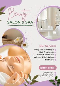یک مثال تبلیغ سالن آرایشی در بهترین روش‌های تبلیغات آفلاین برای سالن زیبایی و آموزشگاه آرایشی